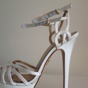 Charlotte Olympia Shoes - Silk satin white sandals Charlotte Olympia Shoes - Silk satin white sandals